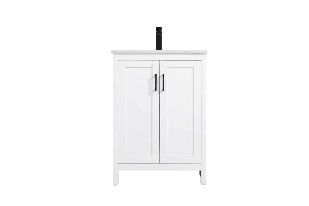 Vanity Cabinet 2Dr W24''xD19''xH34" WH