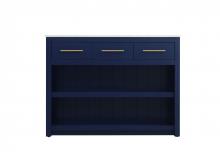 Elegant KD0148BL - Kitchen Island 3Dw 48''Wx26''Dx36''H blue