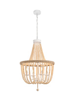 Elegant LD306D20BG - Pendant D20" H47" Beige
