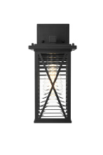 Elegant OD607W12BK - Wall Sconce W5.6"xD6.7"xH12.3" Lt1/E26/60W Black