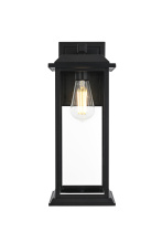 Elegant OD611W17BK - Araceli 17 inch Outdoor Wall sconce in Black