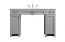 Elegant VF14954GR - 54 inch ADA compliant bathroom vanity in gray