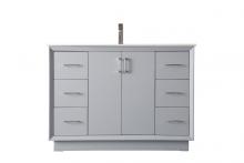 Elegant VF19648GR - Vanity Cabinet 6Dw 2Dr 48"W x 22"D x 35"H grey