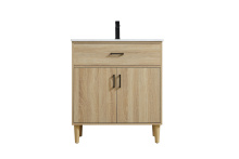 Elegant VF25030MW - Vanity Cabinet 2Dr W30''XD19''xH34" MW