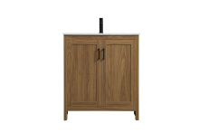 Elegant VF25130WB - Vanity Cabinet 2Dr W30"x D19"x H34" WB