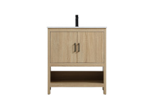 Elegant VF25230MW - Vanity Cabinet 2Dr W30"x D19"x H34" MW