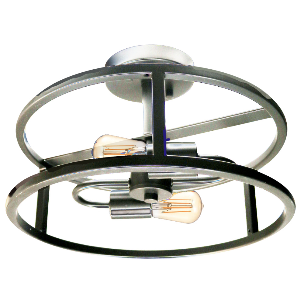Vivio Charles 2-Light Round Open Dual Mount - NK