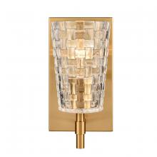 ELK Home 82170/1 - Lightweave 4.75'' Wide 1-Light Vanity Light - Satin Brass