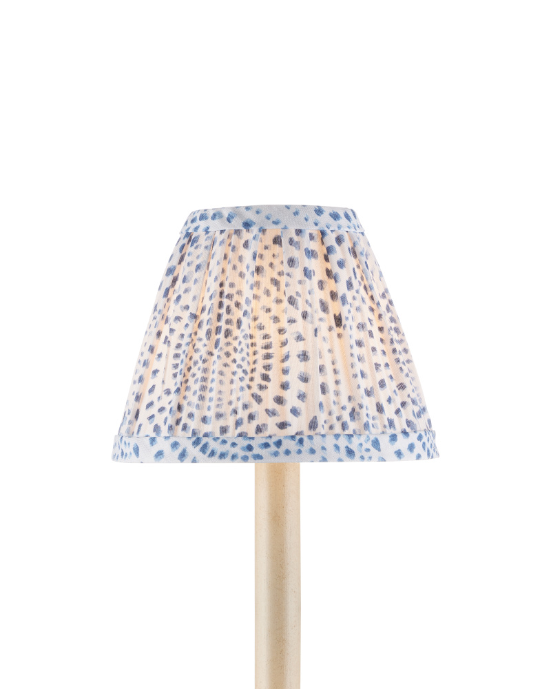 Lenore Blue Tapered Chandelier Shade