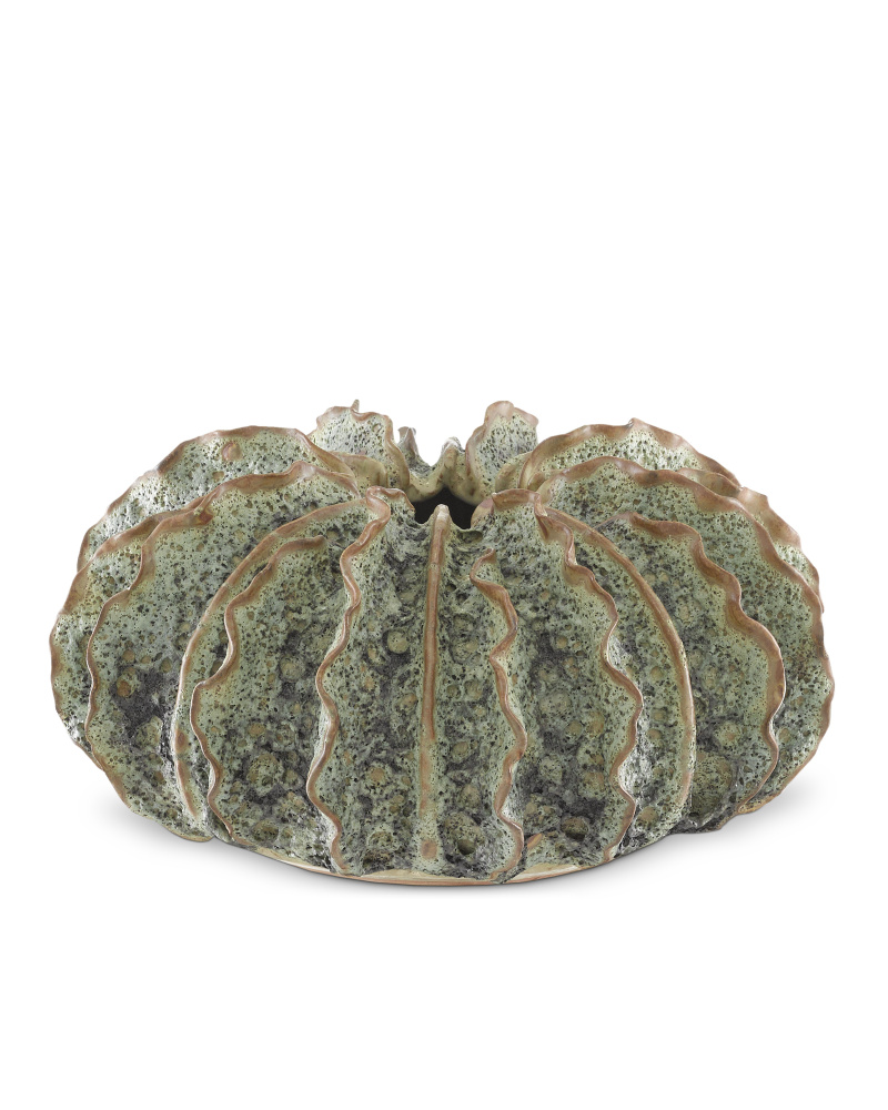 Sunken Boat Wings Green Vase