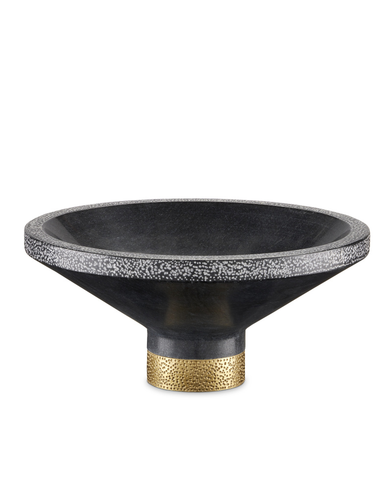 Vincent Black Marble Bowl