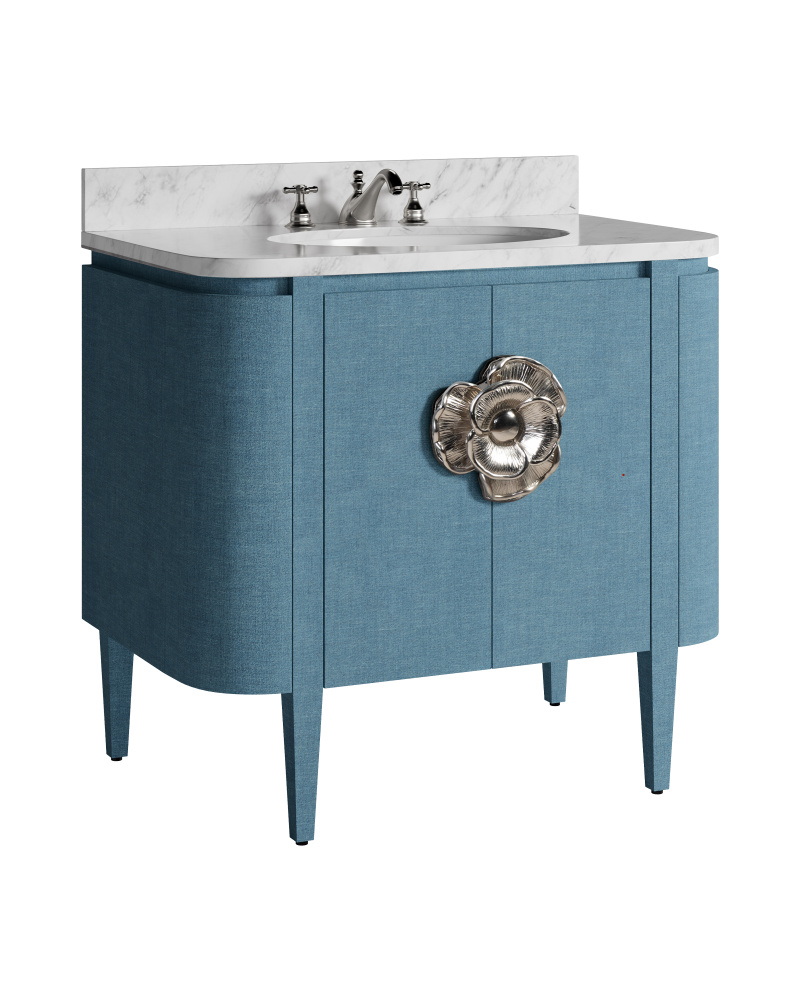 Briallen 36" Blue Vanity with Oval Undermount Sink