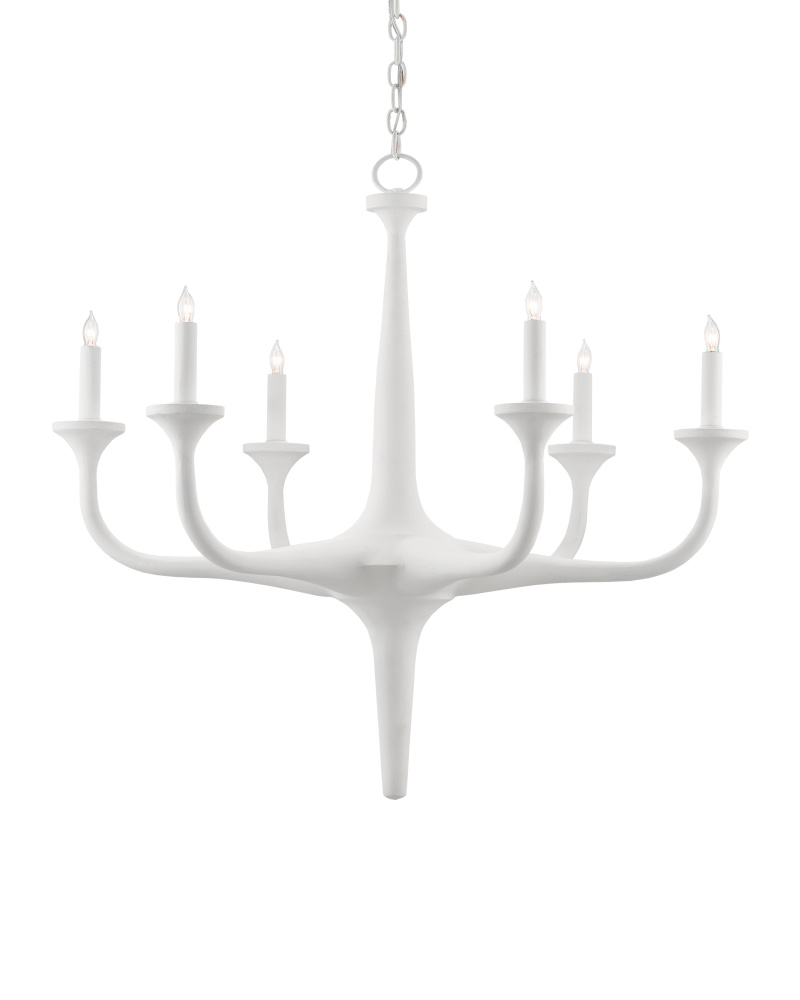 Albion White Chandelier