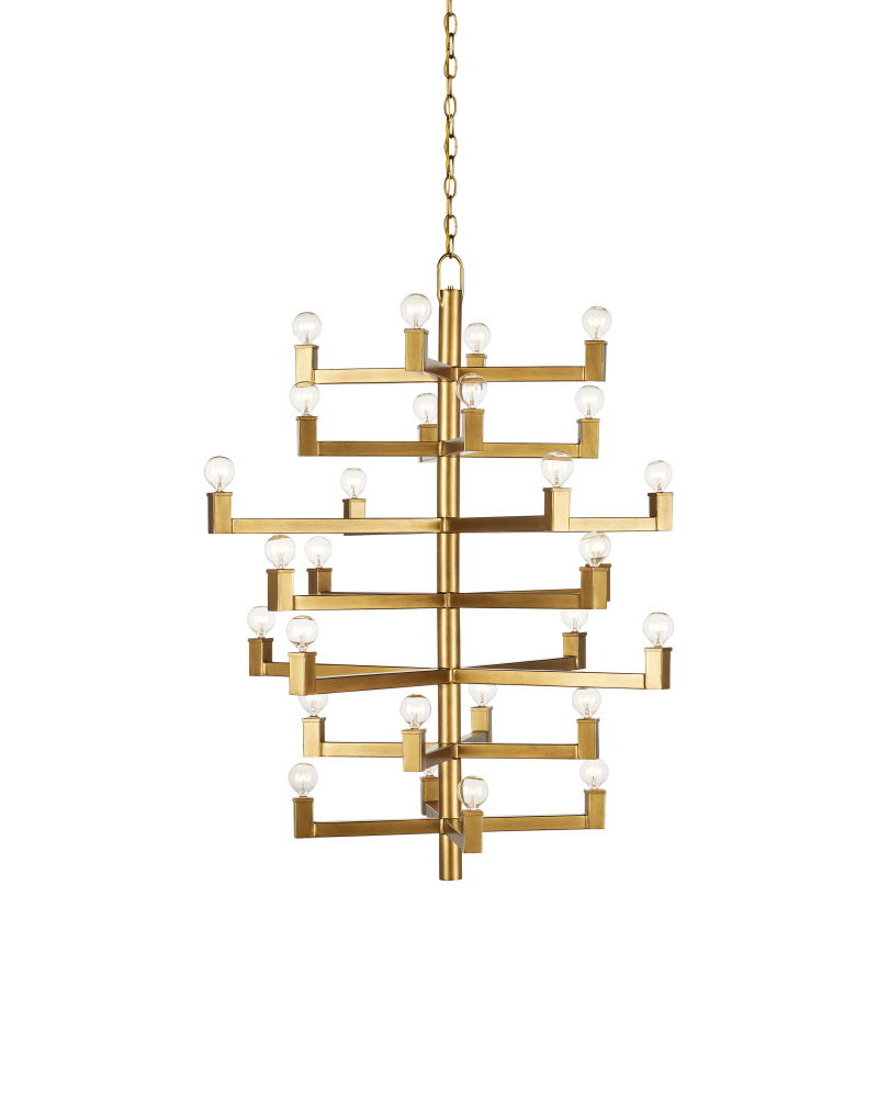 Andre Medium Brass Chandelier