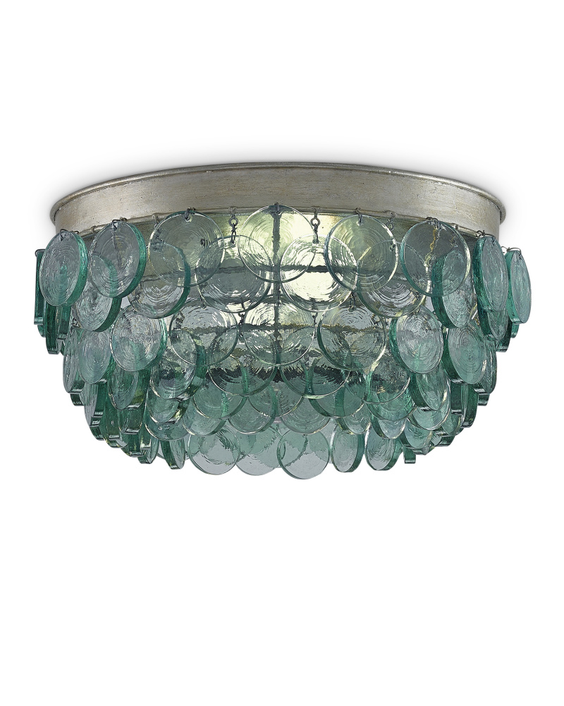 Braithwell Recycled Glass Flush Mount