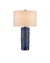 Currey 6000-0991 - Fairmont Dark Blue Table Lamp