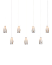 Currey 9000-1277 - Posh 7-Light Linear Multi-Drop Pendant