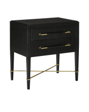 Currey 3000-0036 - Verona Black Nightstand