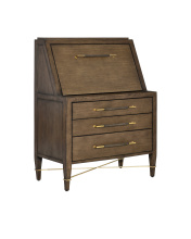 Currey 3000-0295 - Verona Chanterelle Secretary Desk