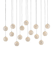 Currey 9000-0720 - Finhorn 15-Light Linear Multi-Drop Pendant