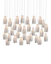 Currey 9000-1275 - Posh 30-Light Linear Multi-Drop Pendant