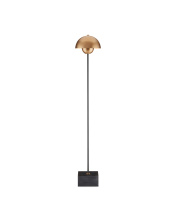 Currey 8000-0095 - La Rue Brass Floor Lamp