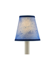 Currey 0900-0013 - Marble Blue Paper Tapered Chandelier Shade