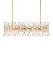 Currey 9000-1286 - Marquise Oval Gold Chandelier