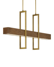 Currey 9000-0929 - Tonbridge Chestnut Linear Chandelier