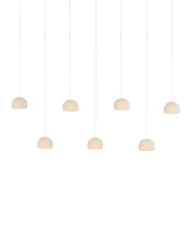 Currey 9000-1184 - Virtu 7-Light Linear Multi-Drop Pendant