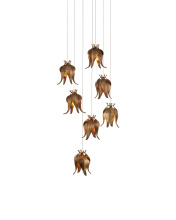 Currey 9000-1021 - Iota 7-Light Round Multi-Drop Pendant