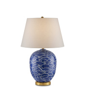 Currey 6000-0842 - Nami Blue Table Lamp
