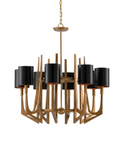 Currey 9000-0332 - Umberto Brass Chandelier