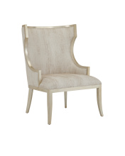 Currey 7000-0642 - Garson Silver Armchair, Fresh Files Linen