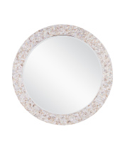 Currey 1000-0154 - Uma Mother of Pearl Round Mirror