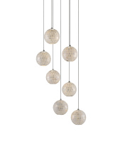 Currey 9000-0718 - Finhorn 7-Light Round Multi-Drop Pendant