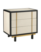 Currey 3000-0301 - Deanna Raffia Nightstand